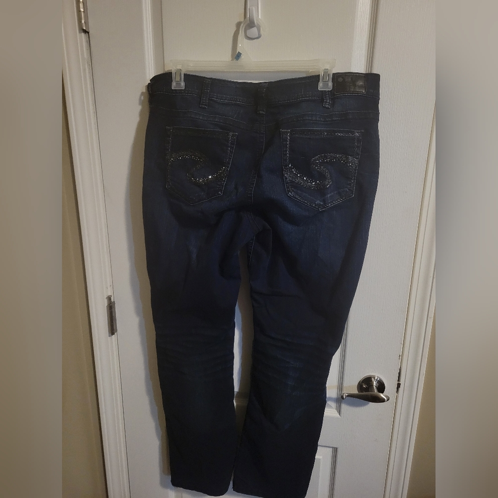 Silver Suki mid slim boot cut  Size 20 length 33